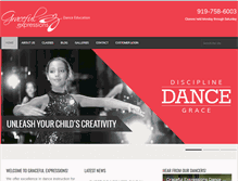Tablet Screenshot of gracefuldance.com